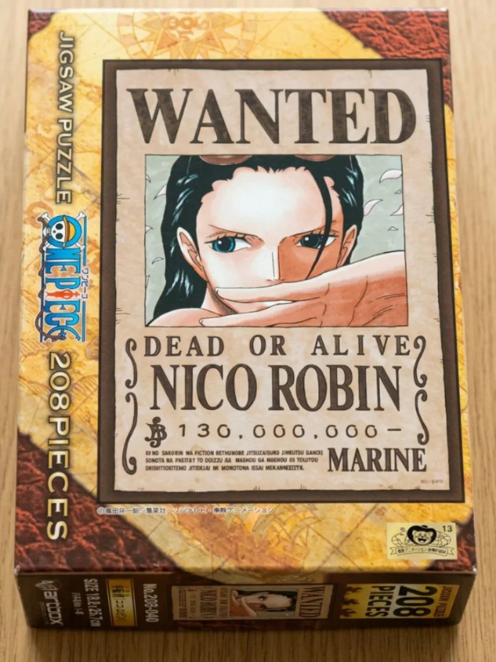 BRAND NEW Nico Robin Wanted poster One Piece jigsaw puzzle 208 pieces